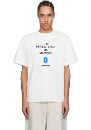 ADER error White Blue Net Product. 49 T-shirt