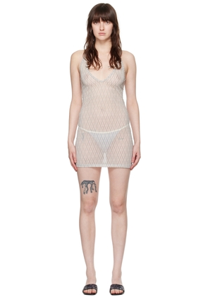 Paloma Wool Gray Colmado Minidress