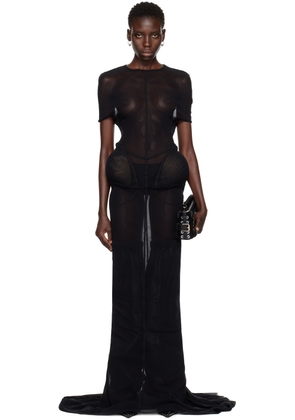 Jean Paul Gaultier Black Shayne Oliver Edition Maxi Dress