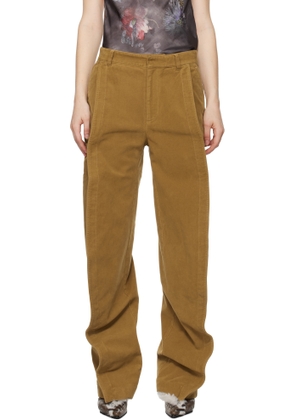 Y/Project Beige Banana Trousers