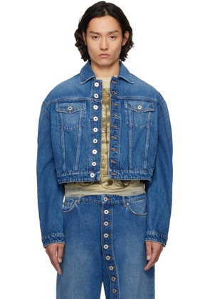 Jean Paul Gaultier Blue 'The Buttoned' Denim Jacket