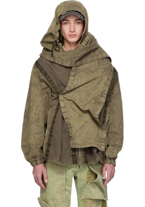 Y/Project Khaki Velcro Cargo Jacket