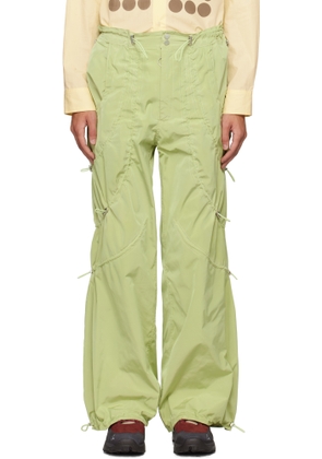 Charlie Constantinou Green Adjustable Fit Cord Trousers