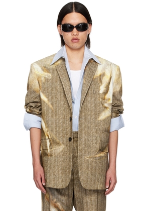 Y/Project Beige Sun Bleached Blazer