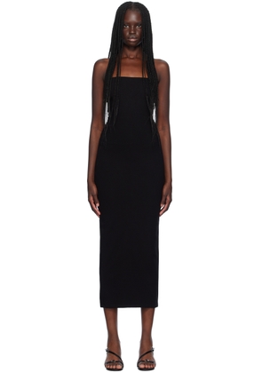 LESET Black Rio Bandeau Midi Dress