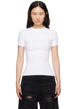 VETEMENTS White 'Spoiled By God' T-Shirt