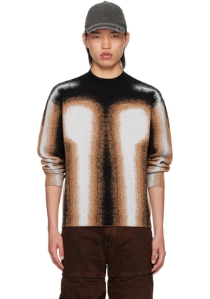 Y/Project Black & Brown Gradient Sweater