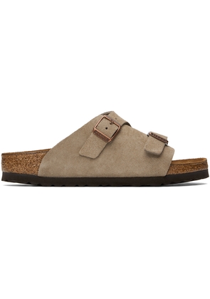 Birkenstock Taupe Narrow Zürich Sandals