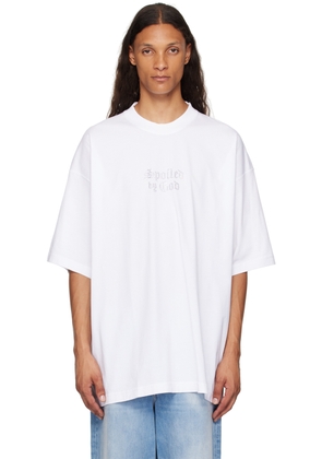 VETEMENTS White 'Spoiled By God' T-Shirt