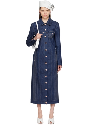 Jean Paul Gaultier Indigo Long Denim Jacket