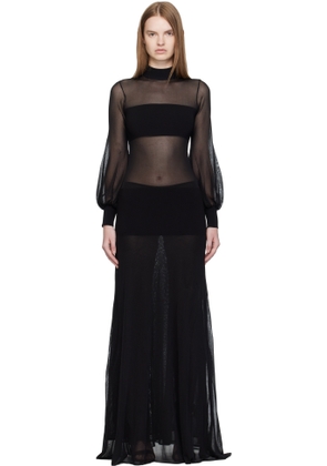 TOM FORD Black Turtleneck Maxi Dress