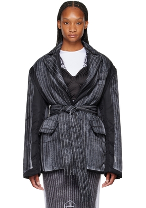 Jean Paul Gaultier Black Insulated Blazer