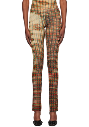 Jean Paul Gaultier Multicolor Check Lounge Pants