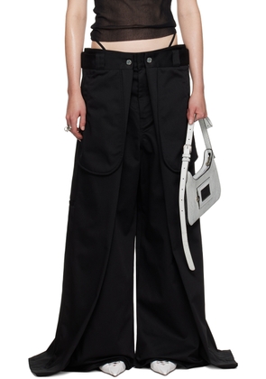 Jean Paul Gaultier Black Shayne Oliver Edition 'The Wrap' Trousers