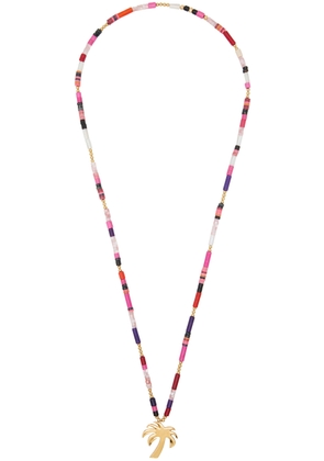 Palm Angels Multicolor Palm Beads Necklace