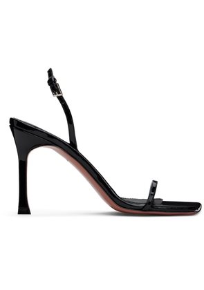Amina Muaddi Black Maya Slingback Heeled Sandals