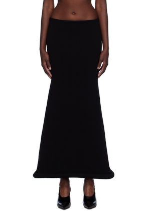Jean Paul Gaultier Black 'The Knit 3D' Maxi Skirt