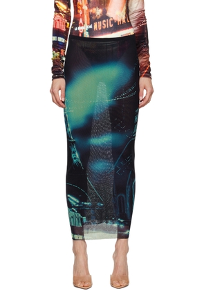 Jean Paul Gaultier Navy 'The Pigalle' Maxi Skirt