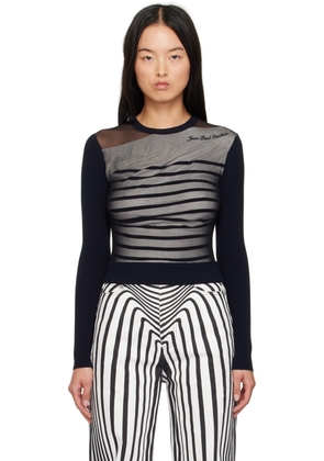 Jean Paul Gaultier Navy & Black 'The Marinière' T-Shirt