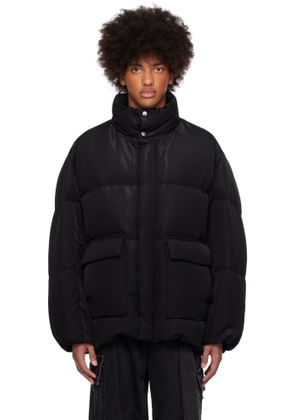 WOOYOUNGMI Black Quilted Down Jacket