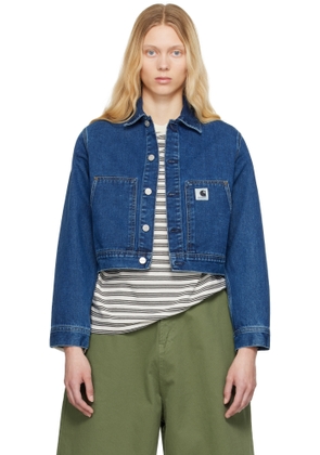 Carhartt Work In Progress Blue Arca Denim Jacket