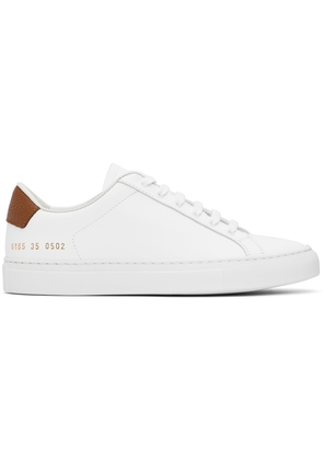 Common Projects White Retro Classic Sneakers