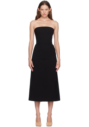 16Arlington Black Noctula Midi Dress
