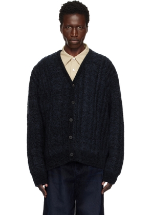 WOOYOUNGMI Navy Cable Cardigan