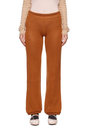 Isa Boulder Brown Isabella Straight Lounge Pants