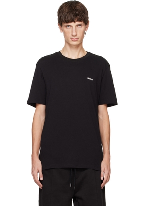Hugo Black Cotton Jersey T-shirt
