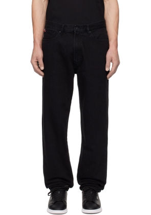 Hugo Black Tapered-Fit Jeans