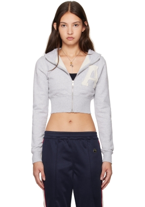 AMBUSH Gray Crop Hoodie