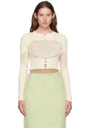 Isa Boulder Off-White Amanda Crop Top
