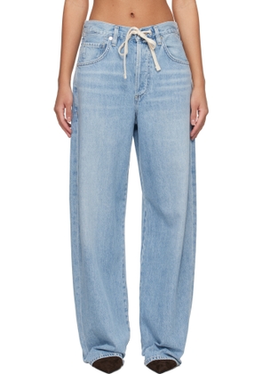 Citizens of Humanity Blue Brynn Drawstring Jeans