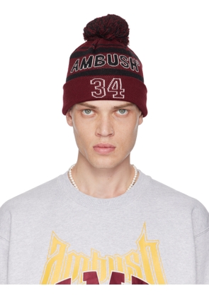 AMBUSH Red Stadium Beanie