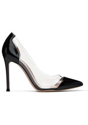 Gianvito Rossi Black Plexi 105 Heels