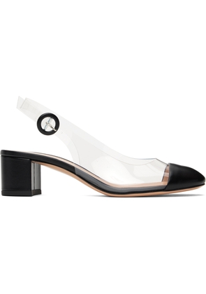 Gianvito Rossi Black Nappa Soft Glass Heels