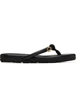 Gianvito Rossi Black Fiji Nappa Sandals