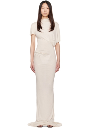 Rick Owens Lilies White Hollywood Lilith Maxi Dress
