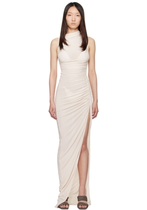 Rick Owens Lilies White Hollywood Svita Maxi Dress