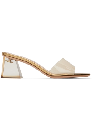 Gianvito Rossi Gold Cosmic Mules