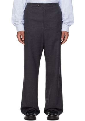 Bally Gray Loose Trousers