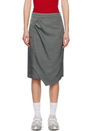 ADER error Gray Product. 67 Midi Skirt