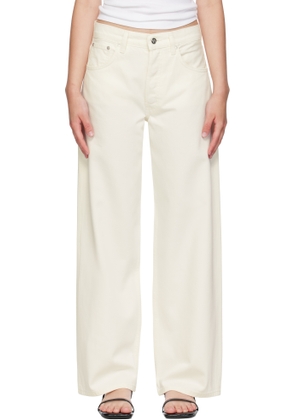 ANINE BING Off-White Manon Jeans