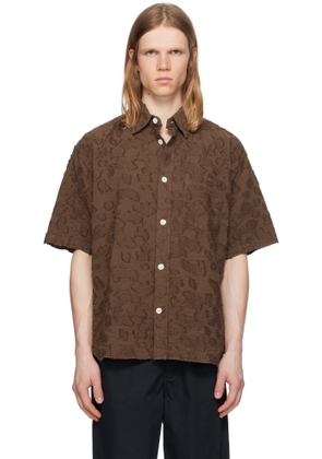 NORSE PROJECTS Brown Mo Oversized Fil Coupe S/S Shirt