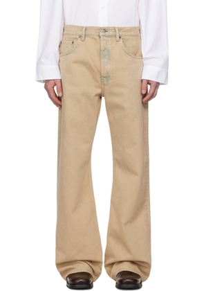Acne Studios Beige Loose Fit 2021M Jeans