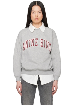 ANINE BING Gray Spencer Sweatshirt