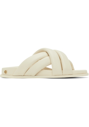 ANINE BING Off-White Lizzie Sandals