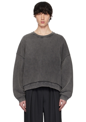 Acne Studios Black Logo Patch Sweatshirt