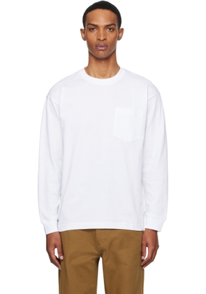 NORSE PROJECTS White 'Norse' Standard Heavy Loose LS T-shirt